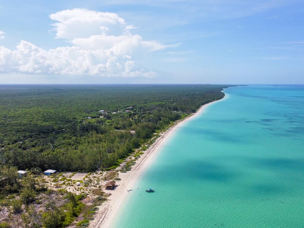 Andros Beach Club aerial view