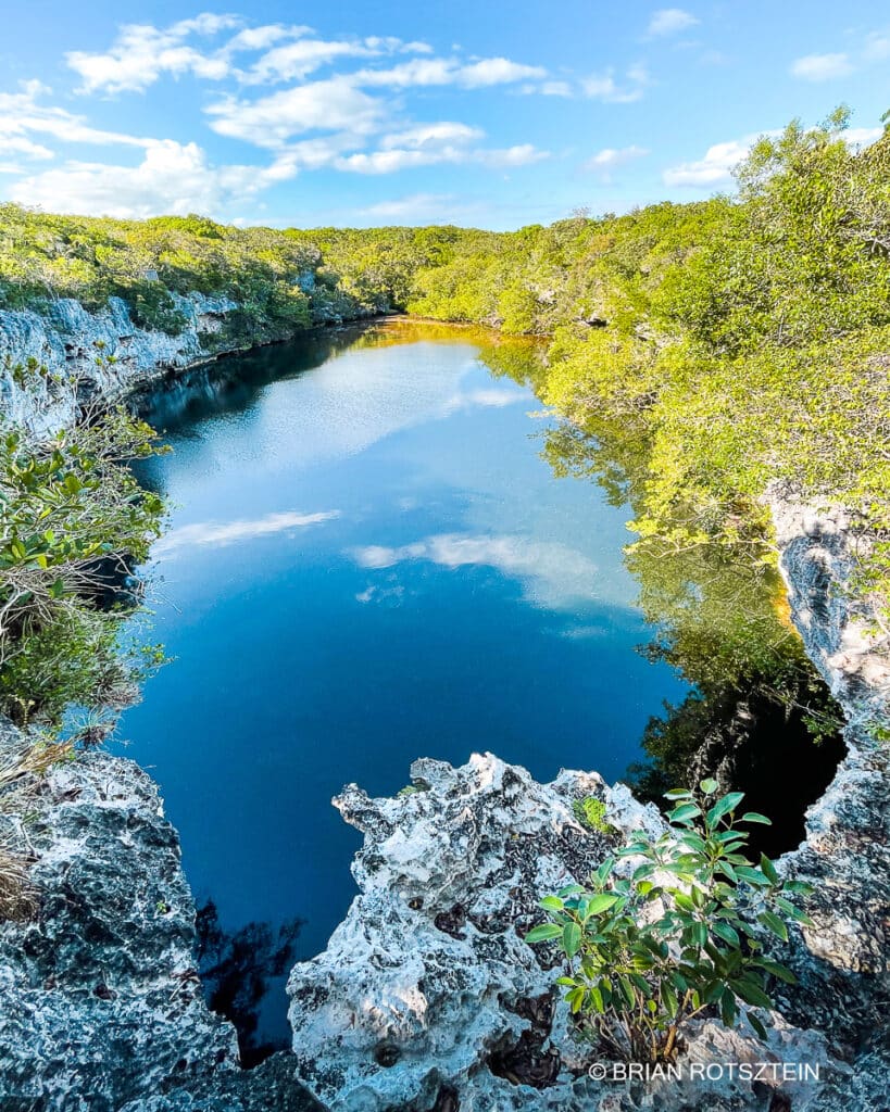 inland-bluehole-cenote Inland Bluehole cenote in Andros Bahamas